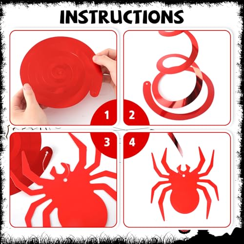 72pcs Super Theme Hero Hanging Swirl Decorations Spider Web Party Supplies