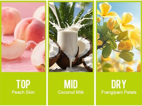 Regine Switzerland Hair Mist & Body Spray - Travel Size Eau De Parfum No.11 | Creamy Gourmand Fragrance with Peach, Coconut & Frangipani Notes