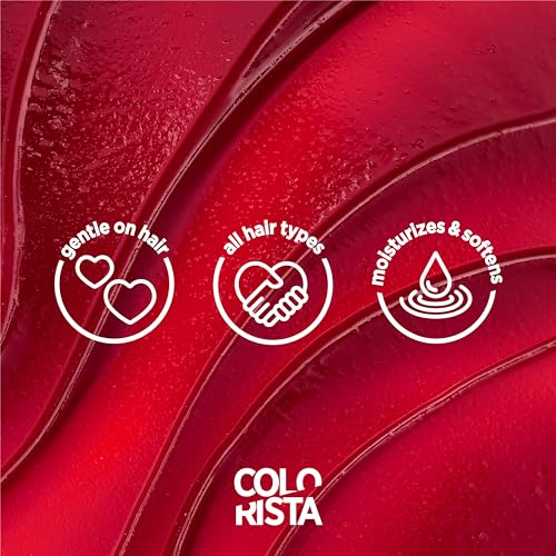 Bright Red Semi Permanent Hair Color Mask for Bleached & Blonde Hair
