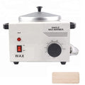 Single Pot Wax Warmer Professional Electric Wax Heater Machine Facial Skin SPA Equipment with Adjustable Temperature Set with Wood Craft Sticks（50 Pcs）