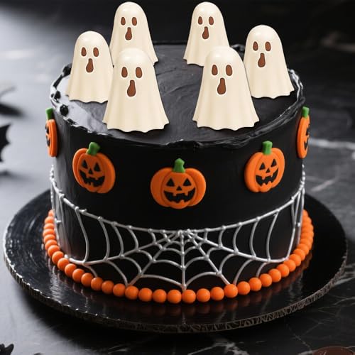 Halloween 3D Ghost Silicone Chocolate Mold for Cakes, Candies & Decorations