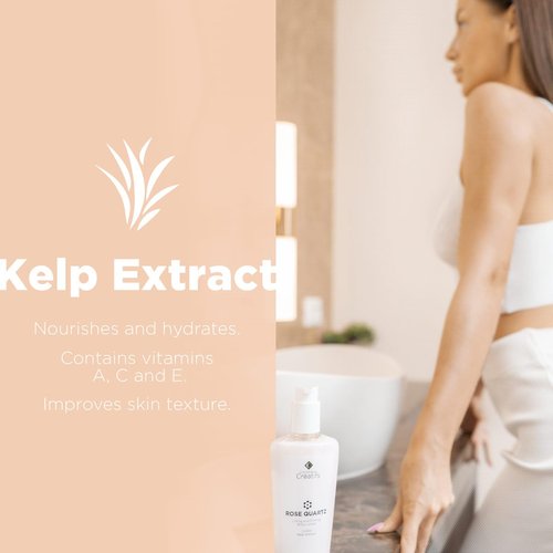 Cosmétiques Créatifs Rose Quartz Body Lotion with CoQ10, Kelp Extract and Hydrating Antioxidants, 8.5 fl. oz.