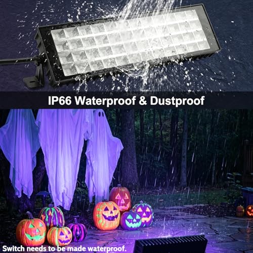 120W Black Light Bar for Glow Parties Halloween and Body Paint - 1pcs