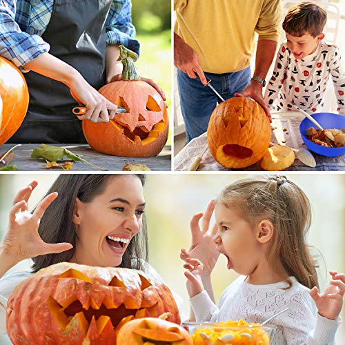 Pumpkin Carving Knife Set - 10-Piece Stainless Steel Halloween DIY Tools