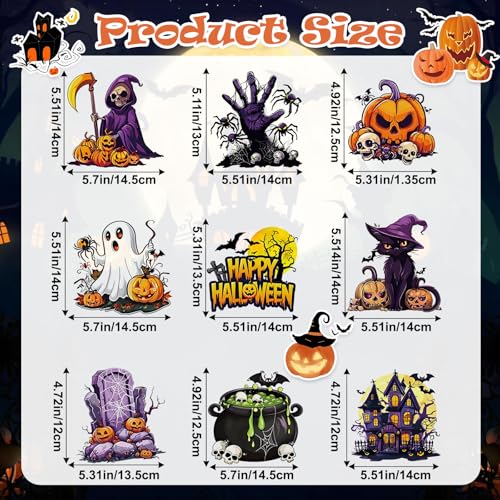 Halloween Honeycomb Centerpieces 9-Pack - Spooky Party Decor, Festive Table Decorations