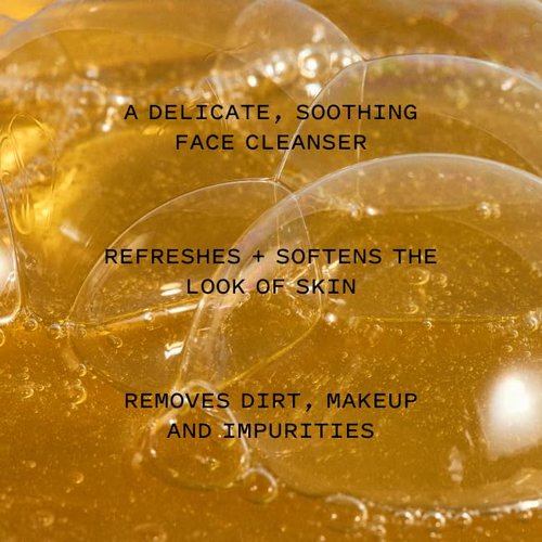 Keys Soulcare Golden Cleanser, Foaming Face Wash Gently Removes Dirt, Makeup & Impurities, Soothes Skin with Manuka Honey, Cruelty-Free, Calming Scent