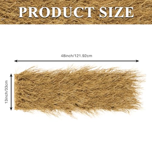 13x48 Faux Hay Table Runner for Western & Rustic Party Decorations - Cowboy Barnyard Theme