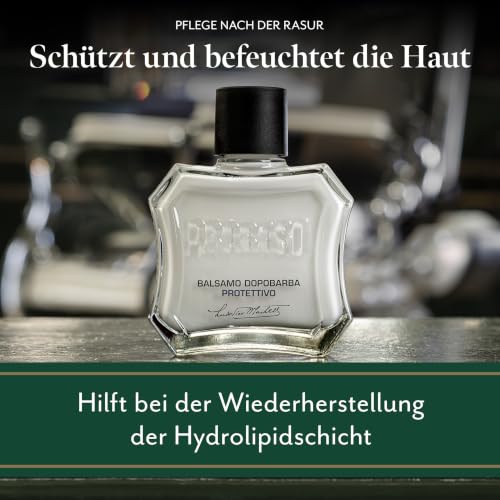 Proraso After Shave Balm with Aloe Vera & Vitamin E - Moisturizing & Soothing