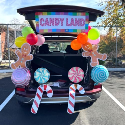 Halloween Candy Land Car SUV Decorations Kit for Trunk or Treat