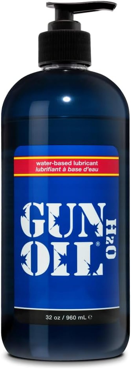 Gun Oil Water-Based Lubricant - 32 Ounce Premium Personal Lube | Long-Lasting, Hypoallergenic & Condom Safe