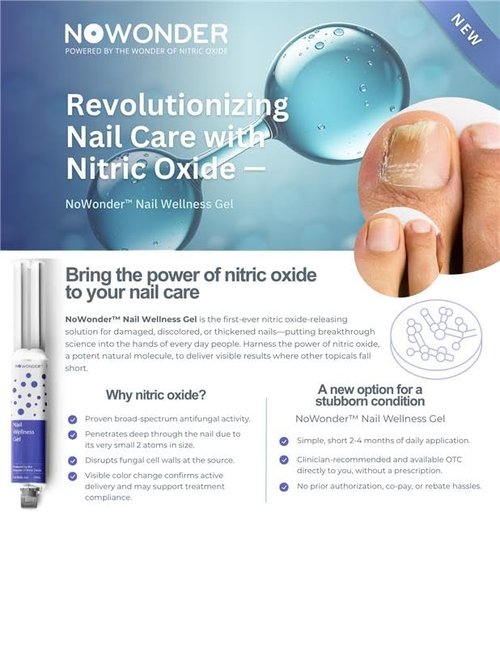 NoWonder Nail Wellness Gel - Nitric Oxide Nail Renewal Solution for Healthier, Clearer Nails | Easy-to-Use, Non-Prescription Care