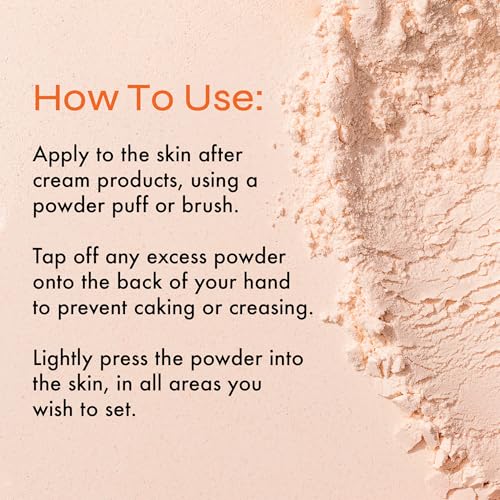 Translucent Vitamin Babe Setting Powder - Talc-Free Loose Face Powder - Flawless Finish