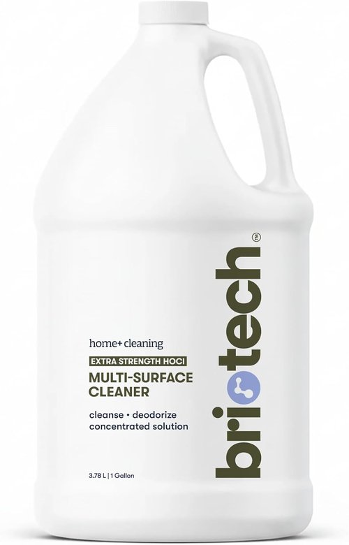 BRIOTECH Extra Strength HOCl Cleaner - 500 PPM Hypochlorous Acid Concentrate | Professional Deodorizer, 1 Gallon
