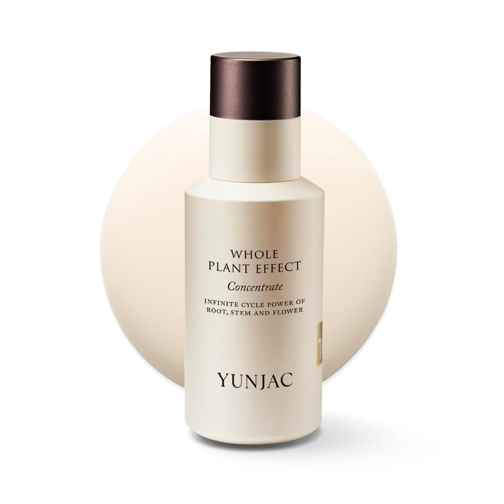 YUNJAC Whole Plant Effect Concentrate(1.35fl oz) - Instant Absorbing Milky texture serum, with squalane, ceramide, fermented ginseng root, for deep hydration, strengthen skin barrier, Korean skin care