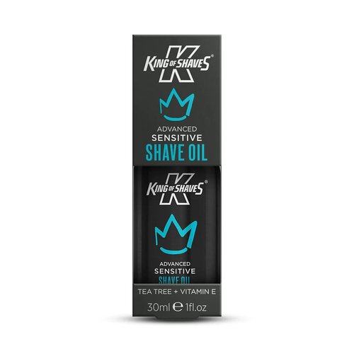King of Shaves Sensitive Advanced Shaving Oil With Handy Pump QUAD PACK 1.01 fl oz
