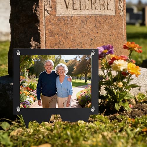 4x6 Waterproof Outdoor Memorial Picture Frame for Graves