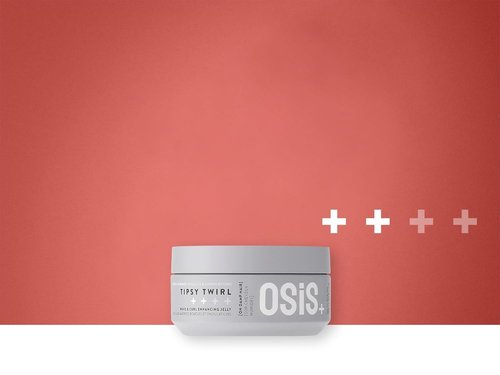 OSiS+ Tipsy Twirl Curl Cream - 10.1 Fl Oz Medium Hold Curl Enhancer for Defined Waves & Humidity Protection