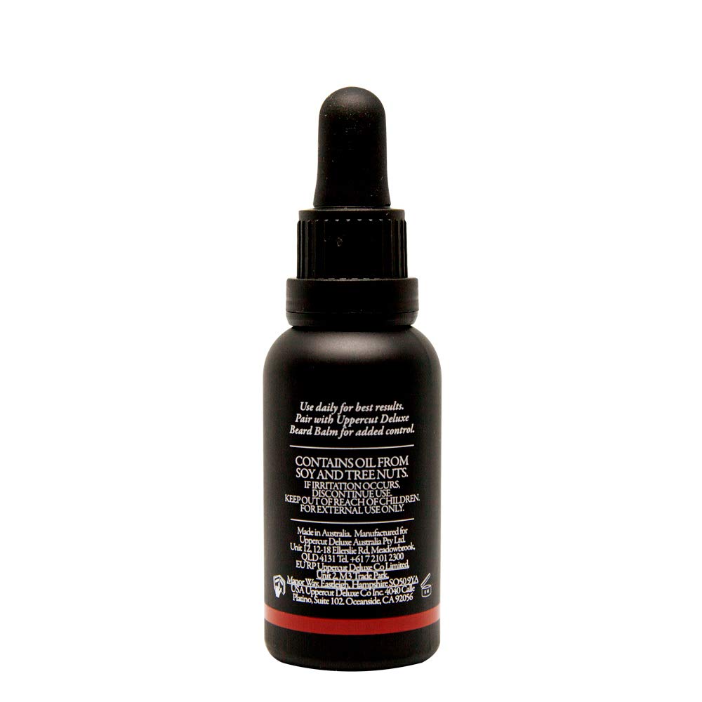 Uppercut Deluxe Beard Oil - Lightweight Non-Greasy Conditioner with Argan & Jojoba Oils | 1 fl oz