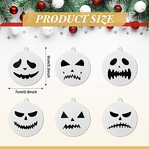 Christmas Decorations Set with Tree Skirt, Topper Bow & Wooden Ornaments