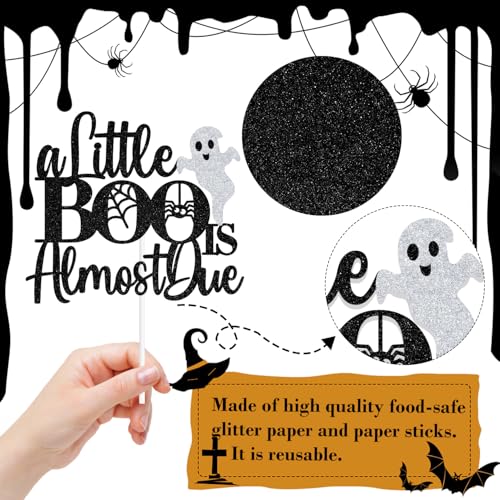Halloween Ghost Baby Shower Cake Topper - First Birthday Decorations