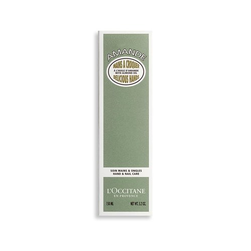 L'OCCITANE Almond Delicious Hands - Nourishing Hand Cream | 5.20 Fl Oz for Soft, Smooth Skin
