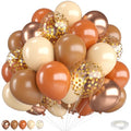 Orange Fall Balloons Set for Autumn Birthday & Wedding Decorations