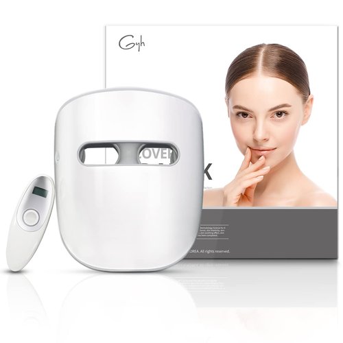 GYH LED Face Mask - Wireless Light Therapy for Anti-Aging | Red, Infrared & Blue Light, Cloud-S (RB-014)