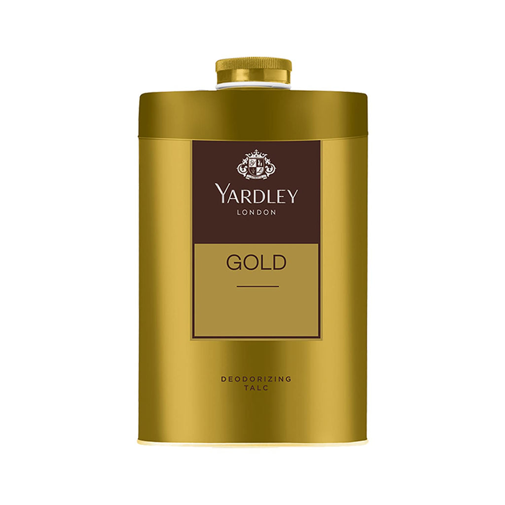 Yardley London Gold Perfumed Talc - Luxurious Fragrance Powder | 250g Size