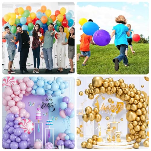 Yellow Halloween Balloons 12 Inch 60PCS Balloon Arch Garland Kit Fall Party Decorations