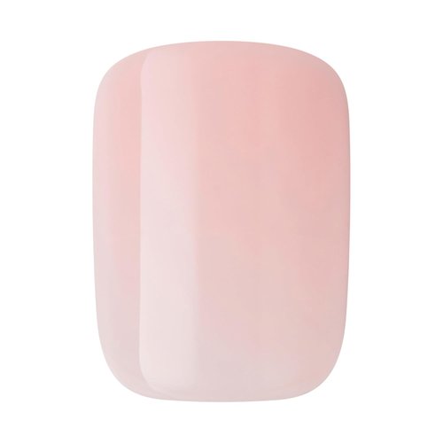 KISS imPRESS Press-On Nails - No Glue, 'Instinct' Pink, Short Squoval Shape, 30 Nails & Accessories Included