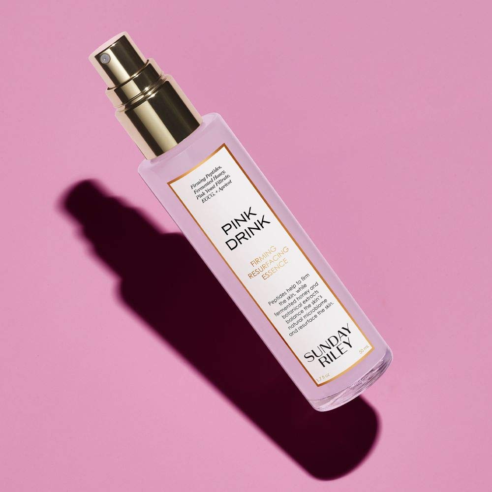 Sunday Riley Pink Drink Essence - Skin Firming & Resurfacing Face Mist | Hydrating Formula