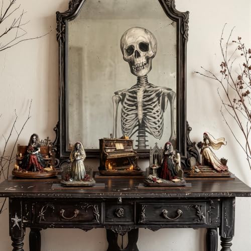 Halloween Table Decorations - Gothic Wedding Signs - Ghost Bride Variation