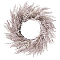 Fall Wreath for Front Door Wall Decor - Boho Pampas Grass, 24 Inch