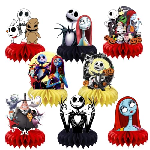8-Pack Nightmare Themed Table Centerpieces Birthday Party Decorations