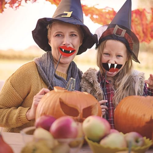 Halloween Photo Booth Props Sign Kit 20pcs Costume Party Decorations