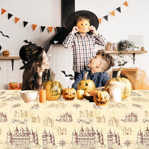 6 Pack Wizard Tablecloths 51x86 Inches - Halloween & Birthday Party Decor
