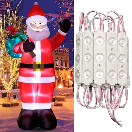 Erudite 20Pcs White LED Replacement Lights for Inflatables - Cool White