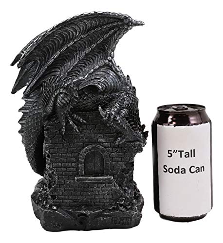 Rhaegal Castle Tower Behemoth Dragon Oil Warmer & Night Light - Fantasy Decor