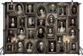 Halloween Haunted Portrait Creepy Backdrop 7x5ft - Variation of THIS listing