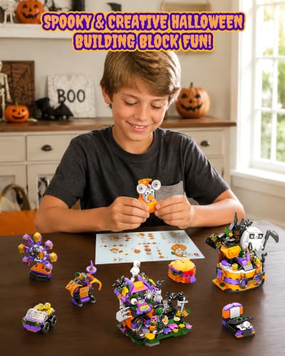 Halloween Advent Calendar 2026 - 31-Day Building Blocks for Kids & Families