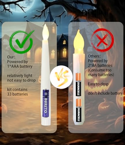 32pcs Floating Candles with Wand Remote Flameless LED Lights for Holiday Parties