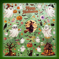 Halloween Window Clings Decor - Ghost Pumpkin Bat Skull Spider Web Decals Set