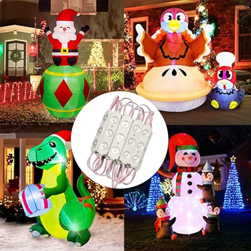 Erudite 20Pcs White LED Replacement Lights for Inflatables - Cool White