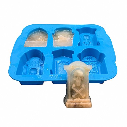 Halloween Tombstone Silicone Mold for Chocolate Candy Ice Cubes & Crafts