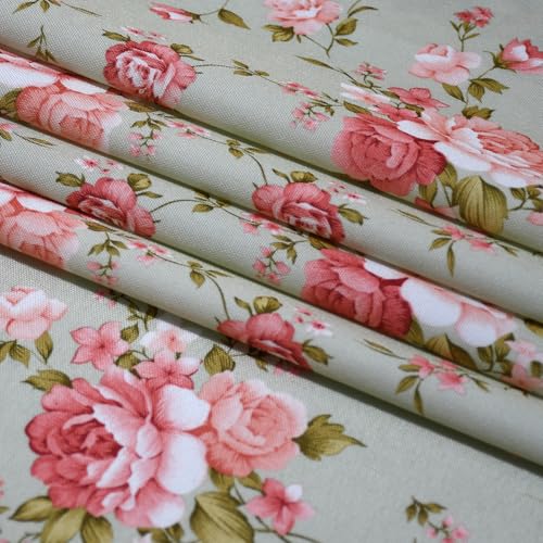 Green Floral Tablecloth 52x70 Inch Waterproof & Stain-Resistant Rectangular Cover - Clr 120