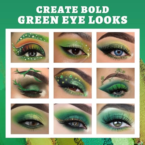 Eyeshadow Palette Makeup Set - Purple Witch & Green Forest Halloween Looks
