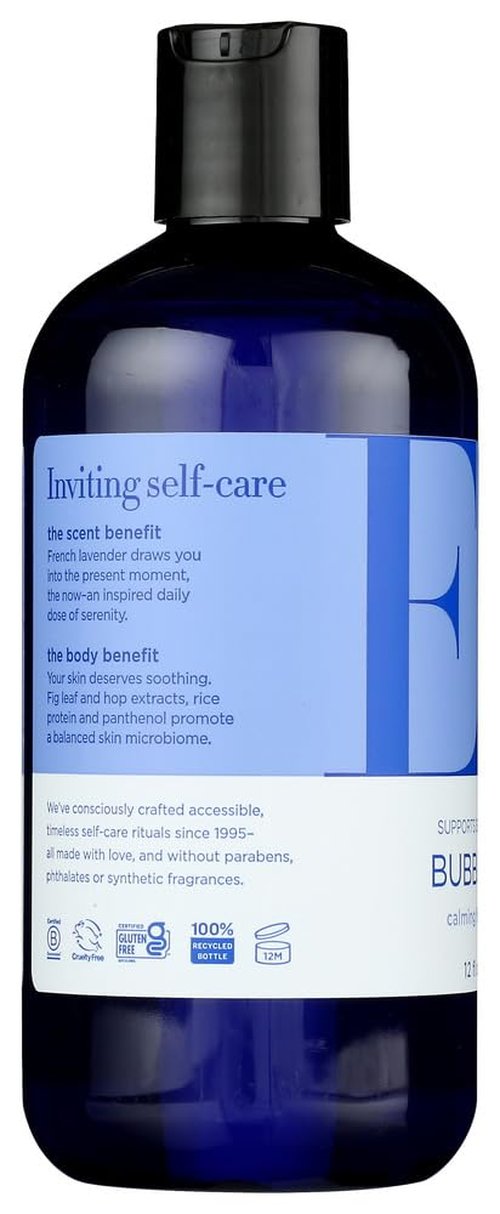 EO Bubble Bath - French Lavender Organic Relaxation | 12 Fl Oz for Soothing Baths