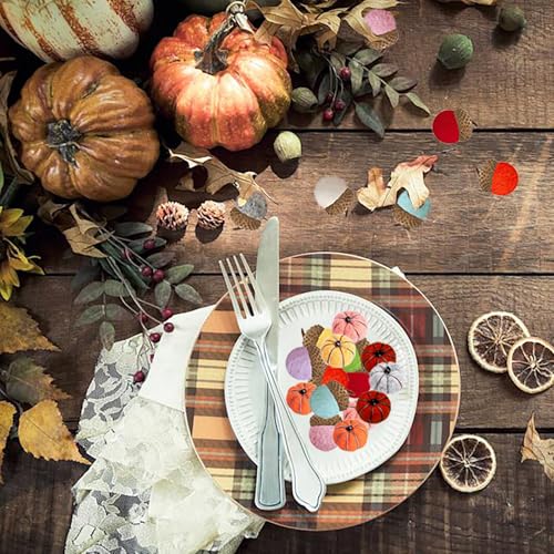 Mini Fall Pumpkins and Acorns Craft Set - 30 Pieces for Holiday Decor