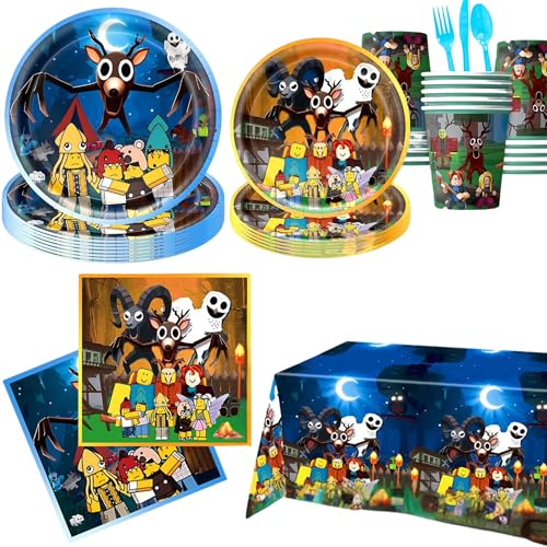 Birthday Party Supplies Set with Plates Cups Napkins Cutlery - Lemoneon
