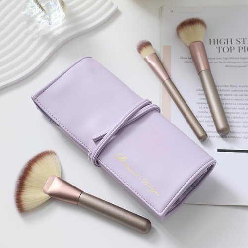 VanFn Travel Makeup Brush Holder, Portable Makeup Brush Organizer Bag, Roll Up Bag Ideal for Eyebrow Eyeshadow Brushes P.Travel Series